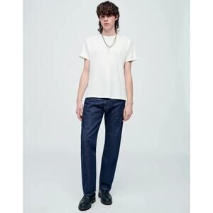 RE/DONE Size 32 Men's 50s Straight Rinse Wash $285 msrp Dark Blue Jeans G14-1